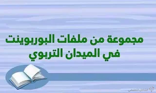 مجموعة من ملفات البوربوينت في الميدان التربوي