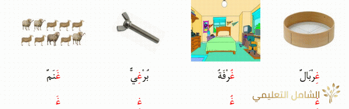 معجم الحروف المصور