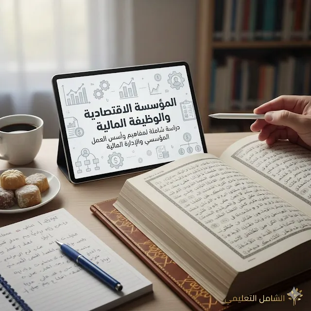 بحث حول المؤسسة والمحيط