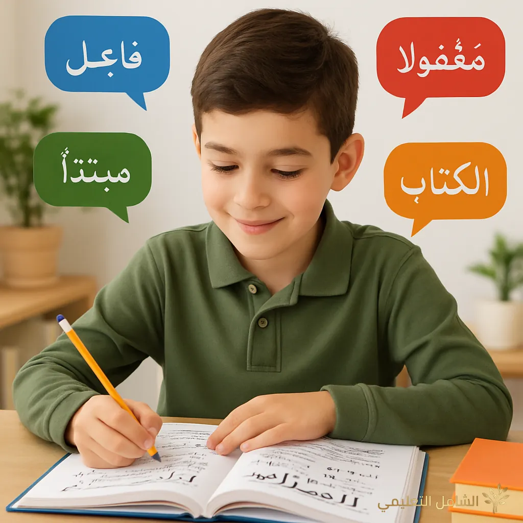 Examples of grammar for 5th grade students أمثلة في الإعراب لتلاميذ السنة 5 ابتدائي