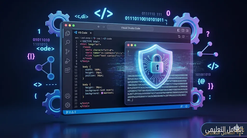 حماية وتشفير كود الموقع الثابت Source Code بضغطة زر عبر VS Code والرفع الآلي للخادم