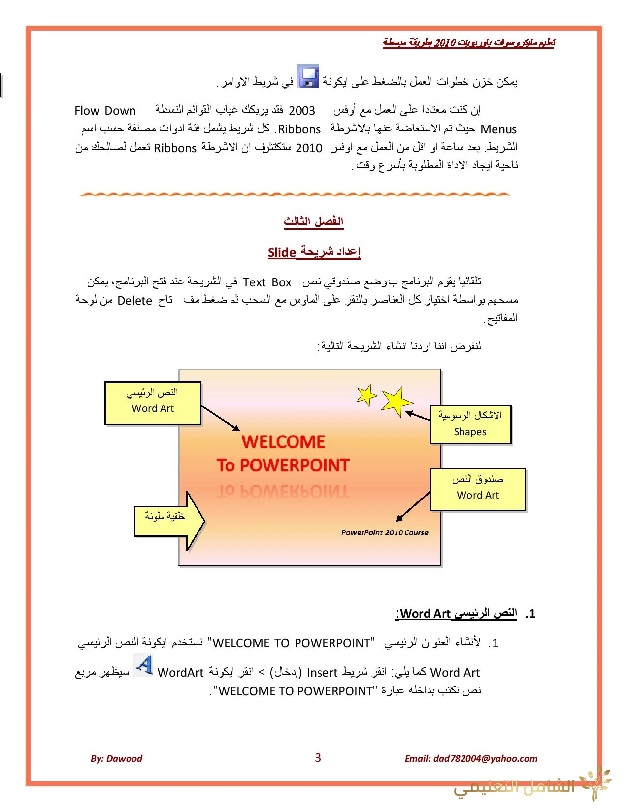 أساسيات برنامج باور بوينت PowerPoint 1450160355.015214259 أساسيات برنامج باور بوينت PowerPoint 1450160355.015214259