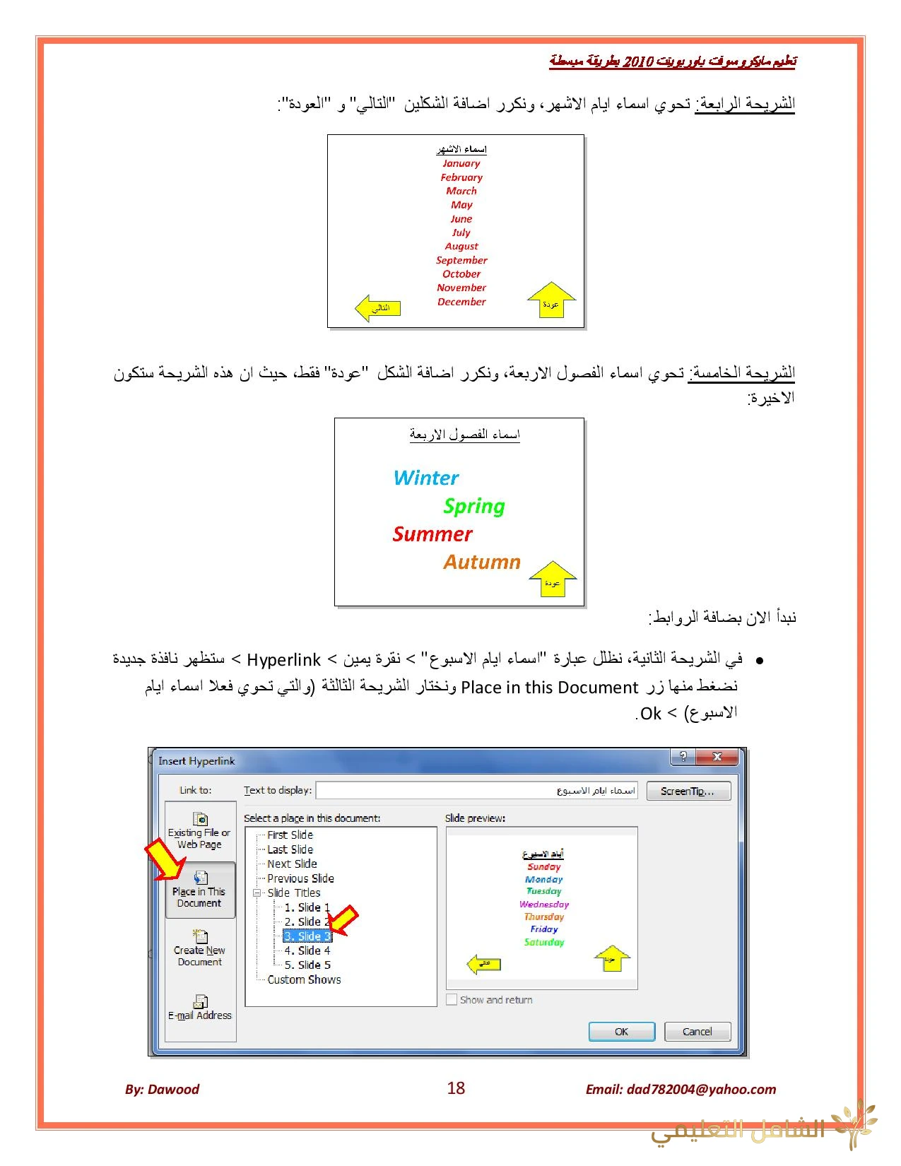 أساسيات برنامج باور بوينت PowerPoint 1450160355.015214259 أساسيات برنامج باور بوينت PowerPoint 1450160355.015214259