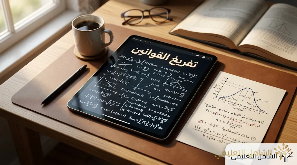 الشرح التفصيلي والمحتوى النصي للبطاقات التعليمية الـ 17 في الرياضيات المنشورة سابقا