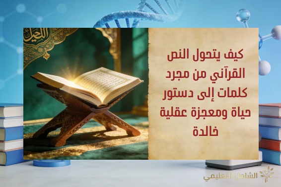 أسرار 'الوِرد' القرآني: كيف يتحول النص القرآني من مجرد كلمات إلى دستور حياة ومعجزة عقلية خالدة؟